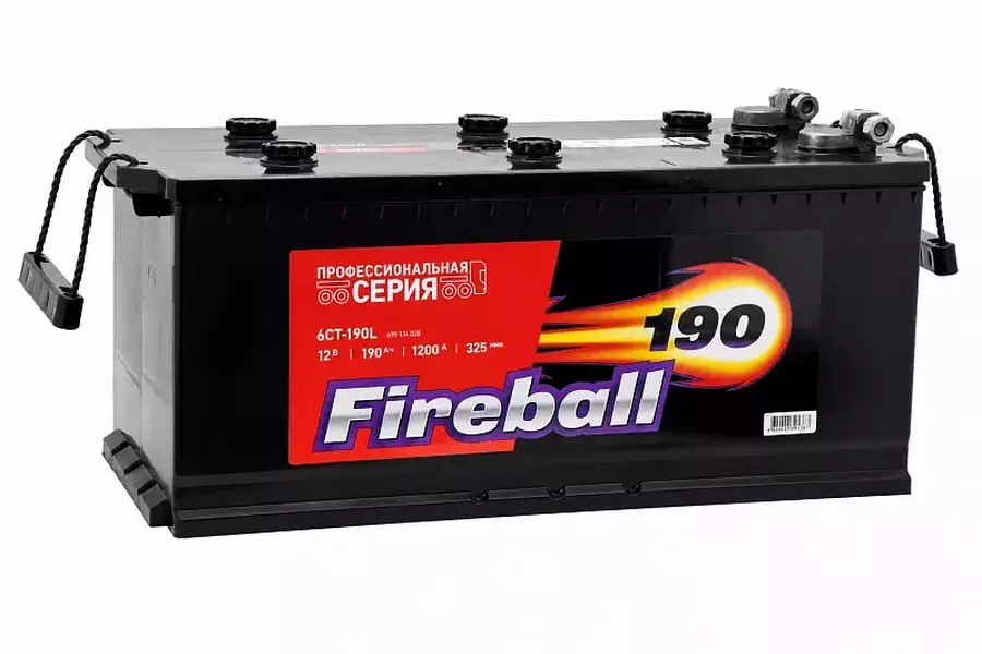 Аккумулятор FIRE BALL 6CT-190(4) N (Болт)