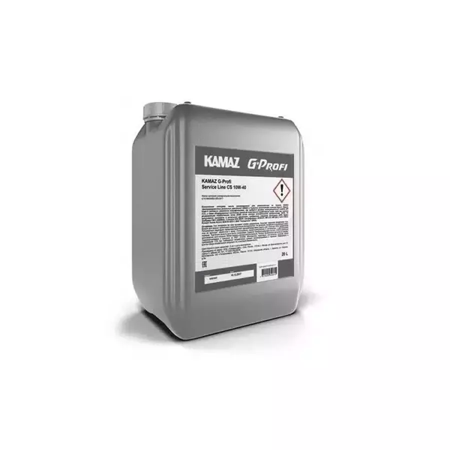 Масло KAMAZ G-Profi Service Line CS SAE10W-40 (20л) Gazpromneft п/синт. (дв. КАМАЗ и Cummins, Евро)