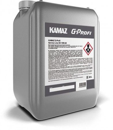 Масло мот. п/синт. КАМАZ G-Profi 10W40 (20 л) КАМАЗ-ЕВРО-3,4,5